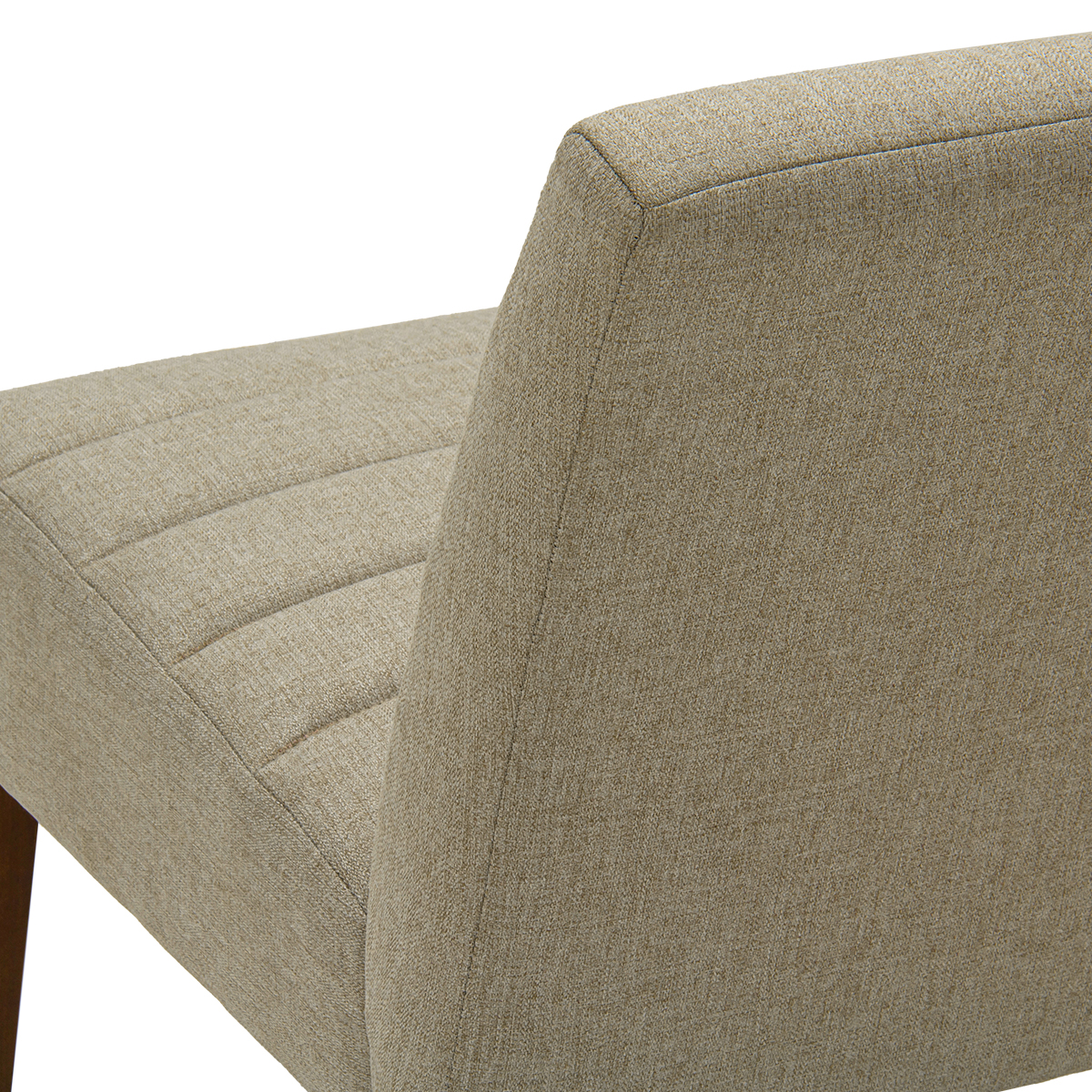 Sillon Tela Beige/nogal Cuarenta Y Dos | Sillones y Ottomanes | salas